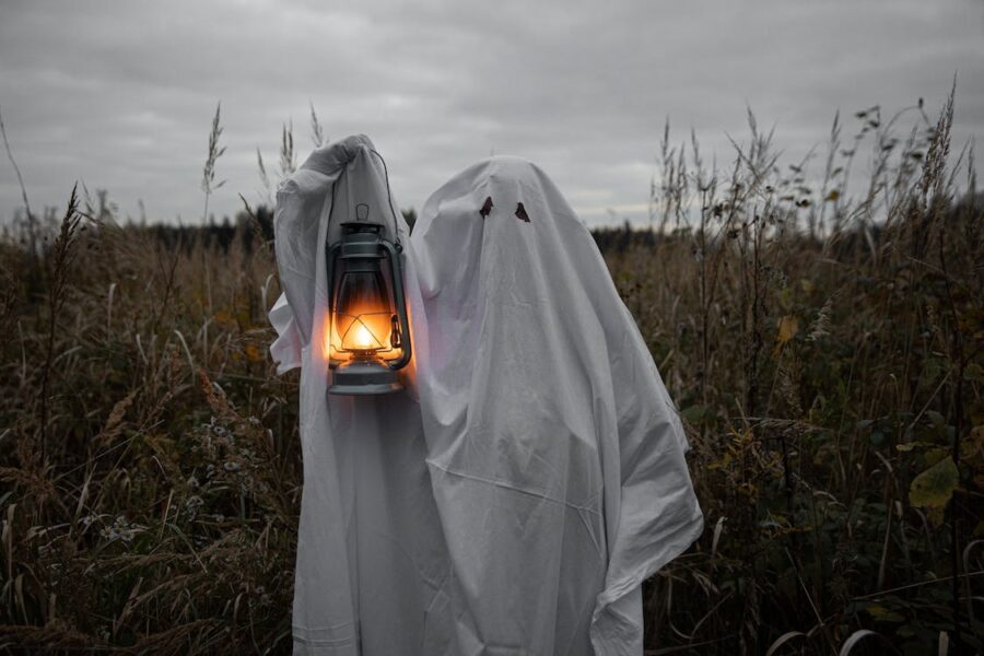 Przebranie na halloween - kostium ducha
